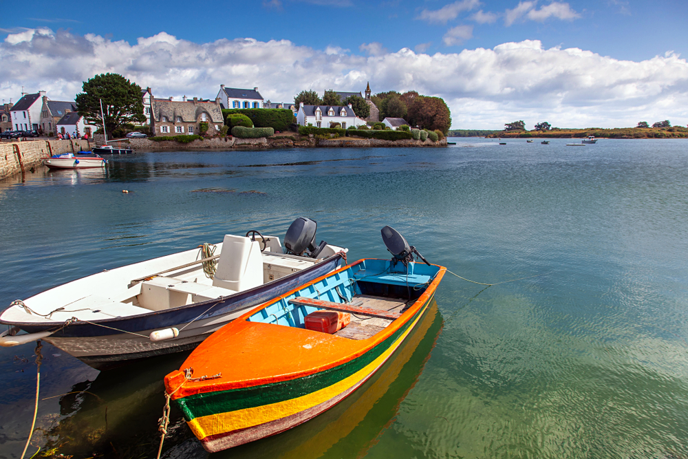 Boats,In,Saint,Cado,France,Brittany